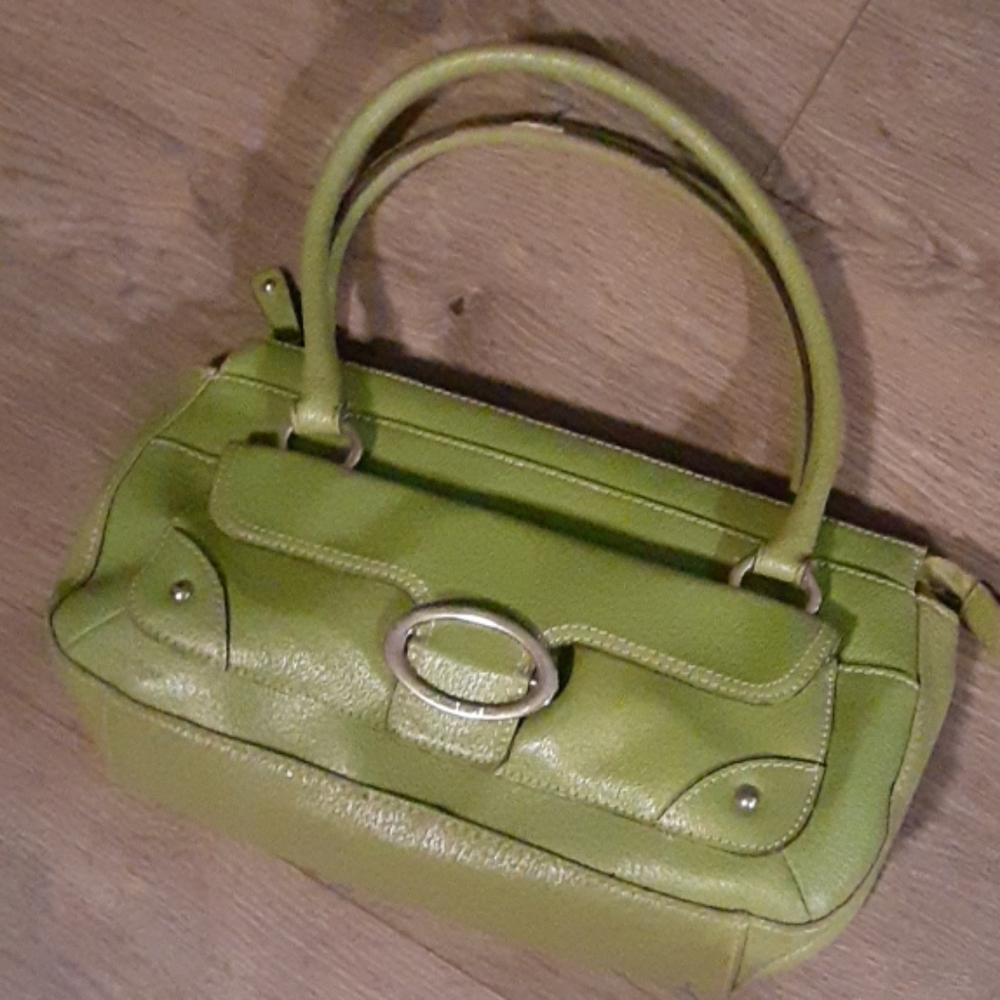 Vintage Anne Kline leather shoulder bag